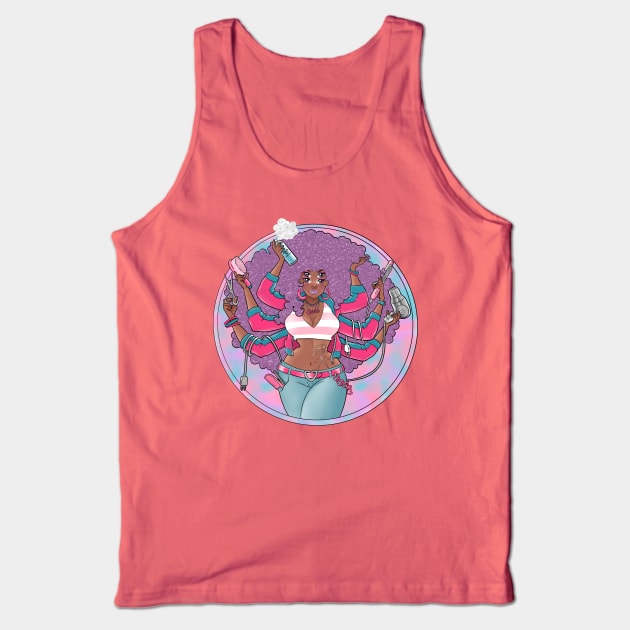 Hairdresser Tank Top by Becca Whitaker